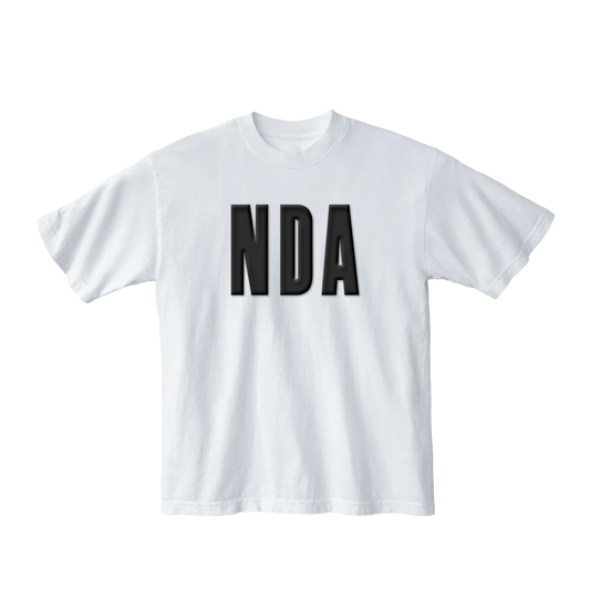 NDA Puff Tee White